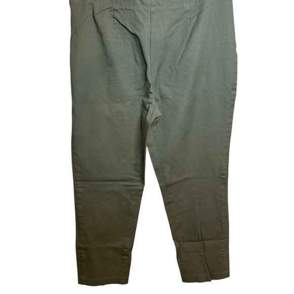 Chico's | Olive Green So Slimming Straight Leg Stretch Pants | Chico’s Sz 1 - Picture 3 of 6